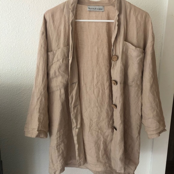 Love and Confuse Rosemary Jacket - 100% linen - Picture 3 of 4